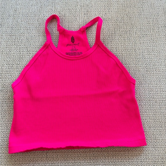 Free People Happiness Runs Crop Tank Malibu XL - Picture 4 of 5